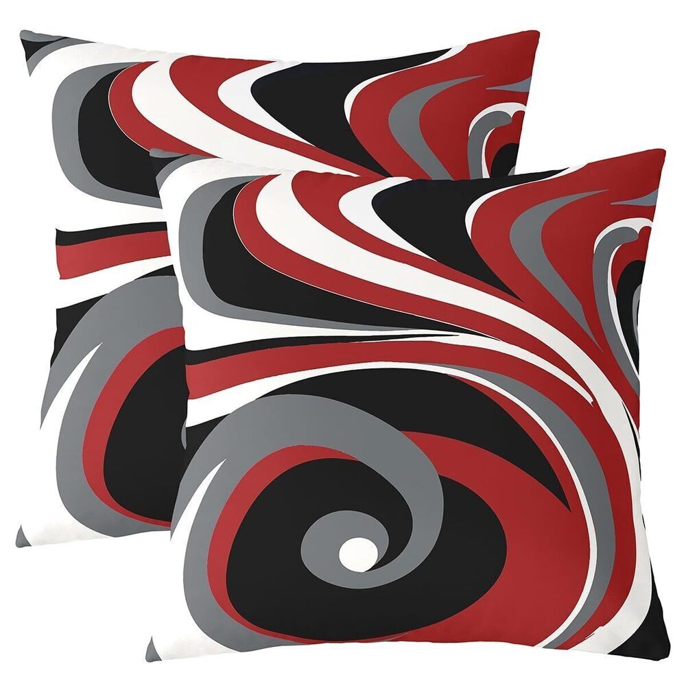 6274 Pack of 2 Geometric Decorative Throw Pillow Covers, Soft Geometric